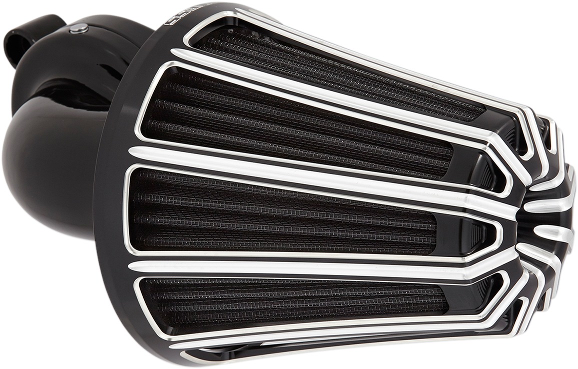 Arlen Ness Black Monster Sucker 10-Gauge Air Cleaner Kit - Click Image to Close