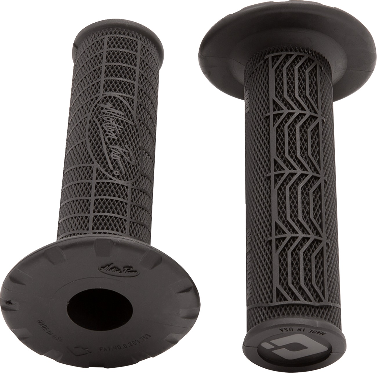 Motion Pro DirtControl II Grips Black for 7/8in Bars - Medium compound grips for 7/8in bars, Black - Click Image to Close