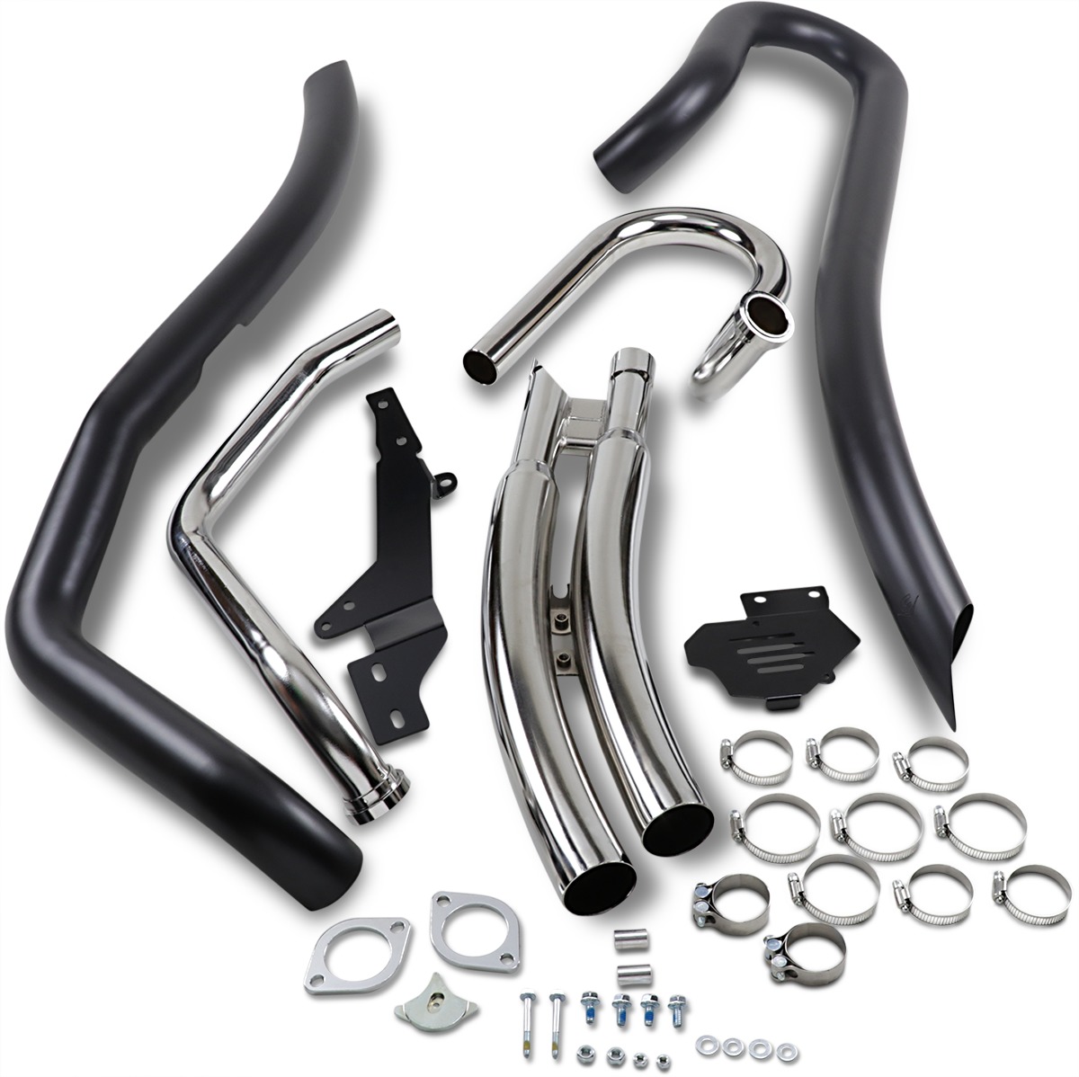 Cobra Speedster Swept Black Full Exhaust Fits 06-21 Suzuki M109R Boulevard - Click Image to Close