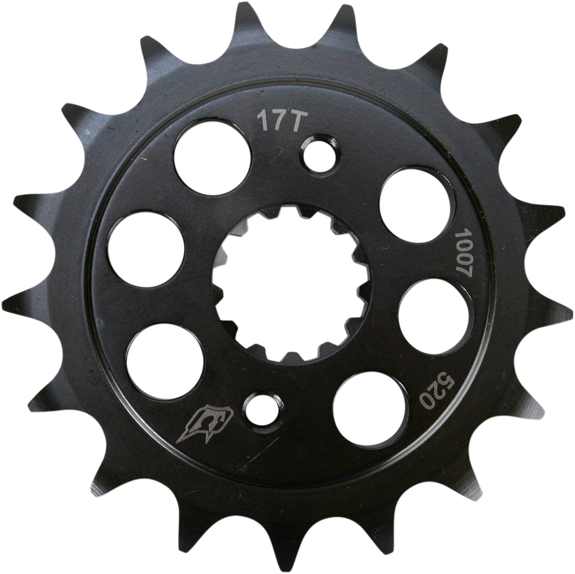 Driven 520 Steel Front Sprocket Black 17T - Click Image to Close