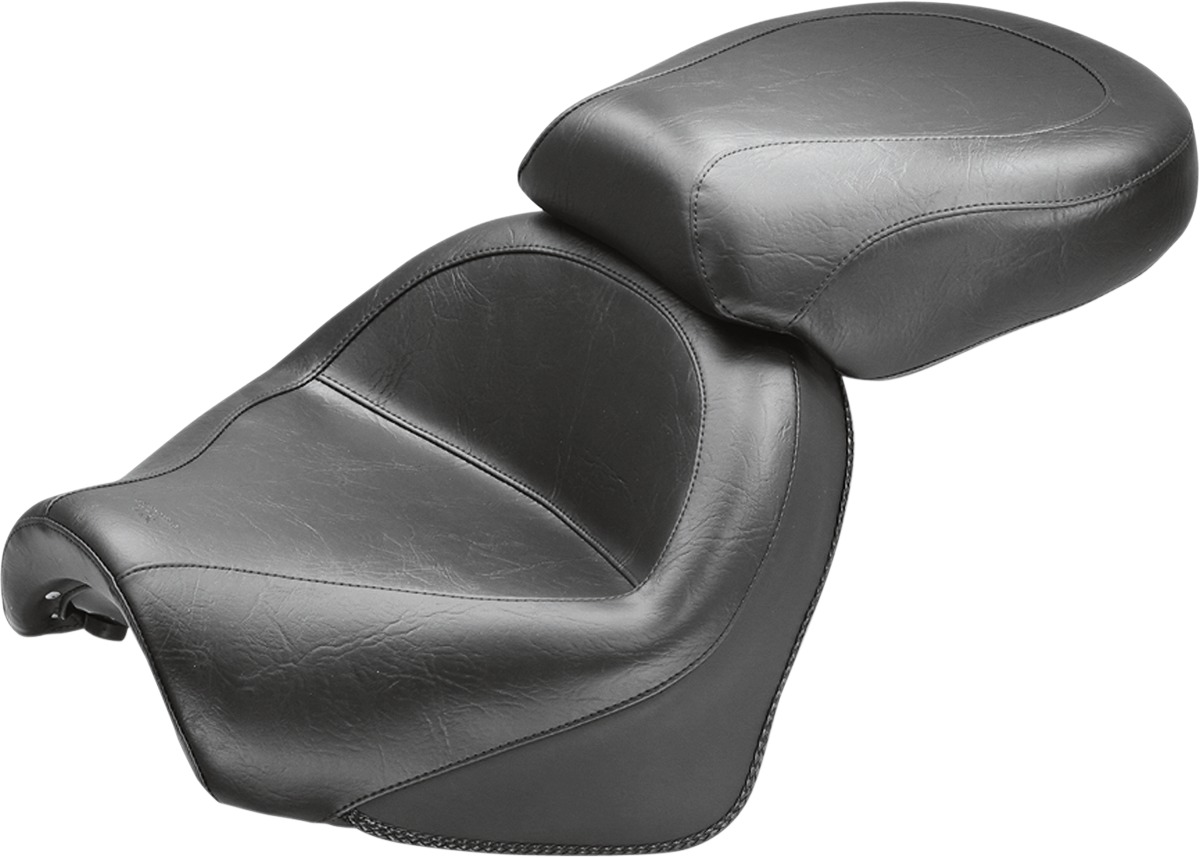 Mustang Vint Touring 2Pc Seat Black Fits Suzuki C50/T 2005-2008 - Click Image to Close