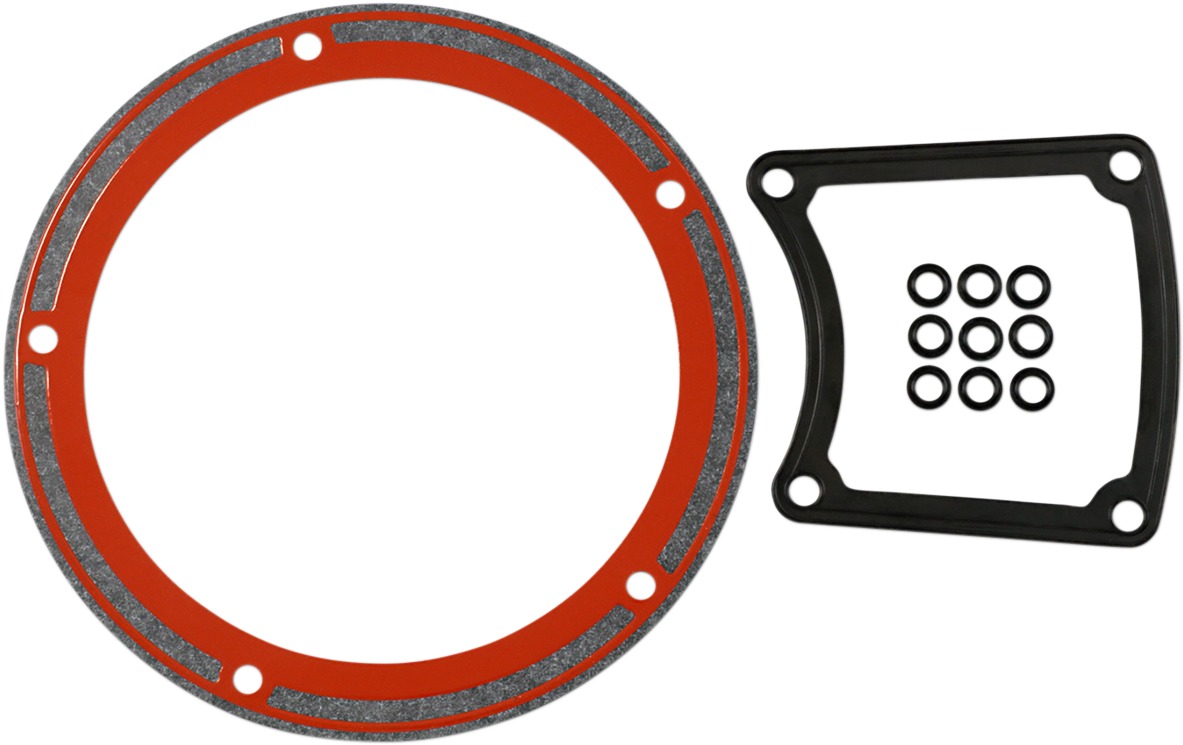 Gasket Kit - Primary Inspection Cover w/ Foam Beaded Derby - 99-06 Twin Cam Touring - Click Image to Close