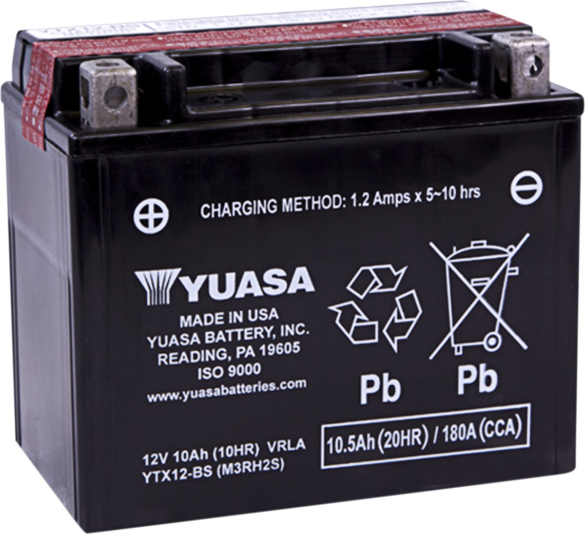 YTX12-BS AGM Maintenance Free Battery - Click Image to Close