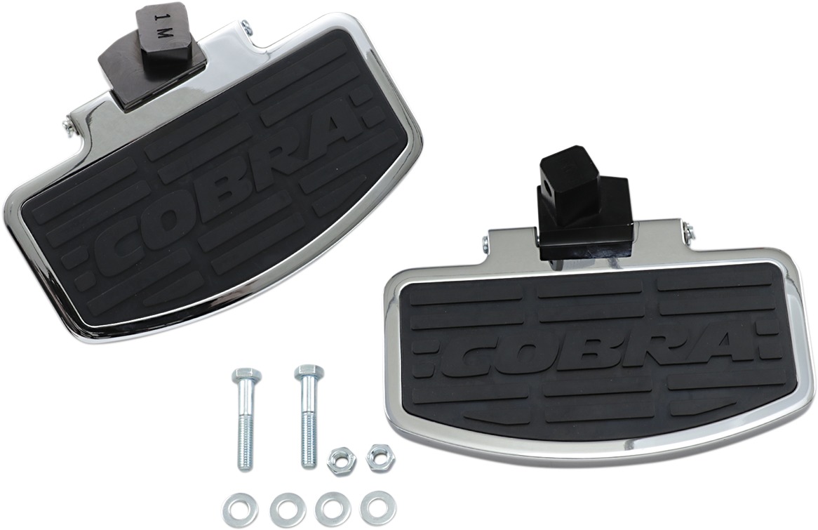 Classic Passenger Floorboards Chrome - For 00-07 Honda VT1100C2 Shadow Sabre - Click Image to Close