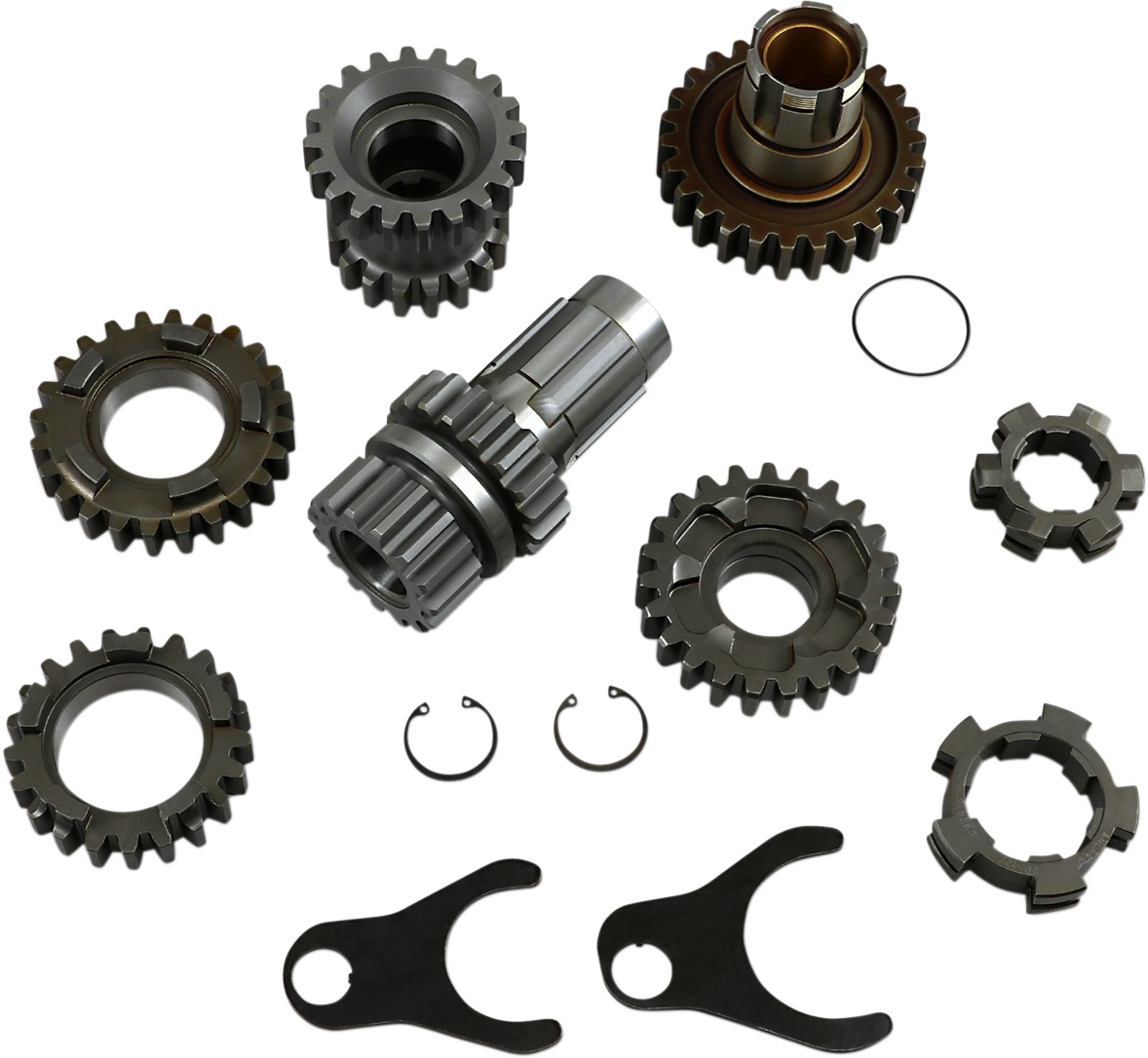 4-Speed Big Twin Gear Set 2.44 1st/1.35 3rd - Click Image to Close