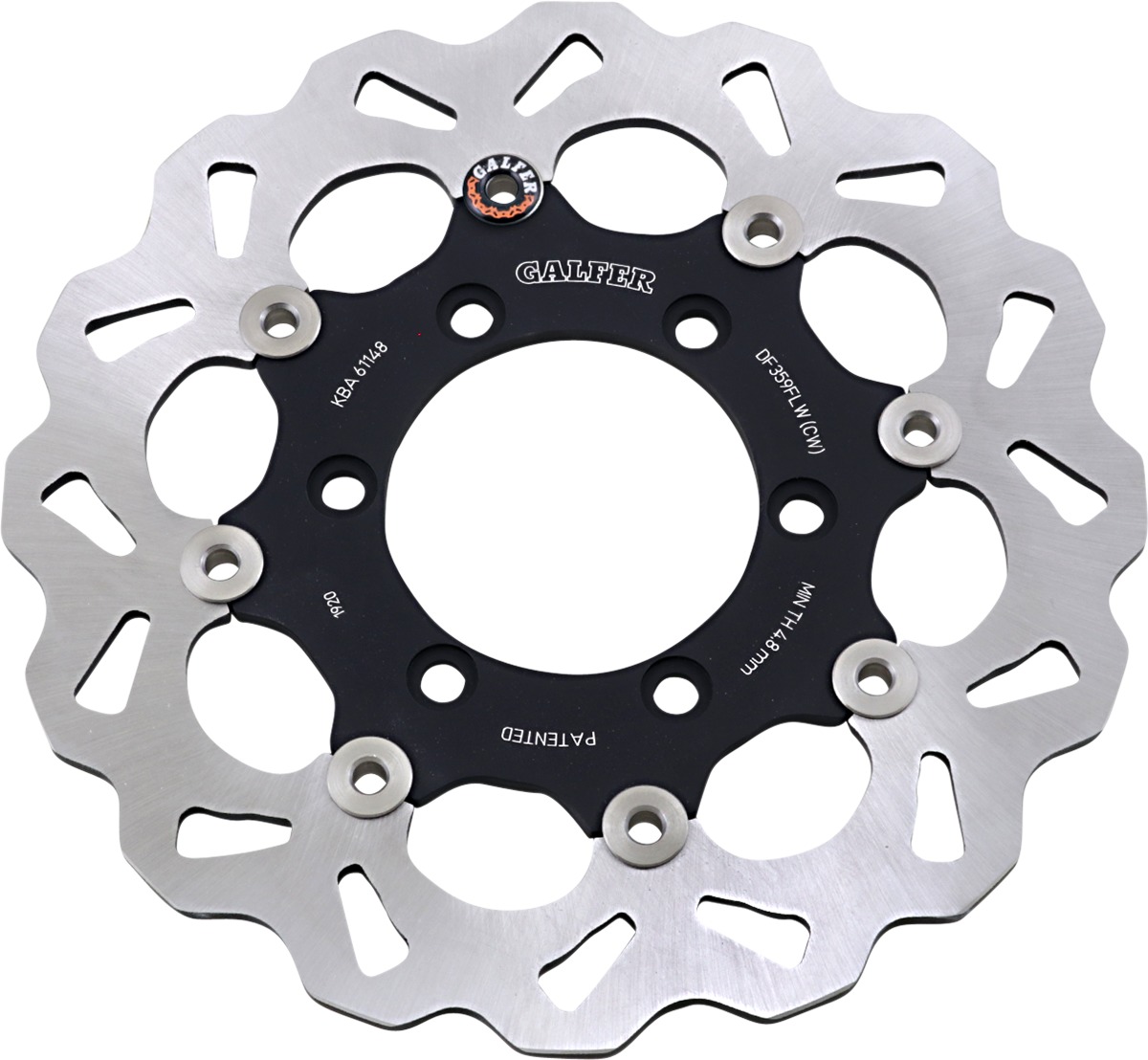 Floating Wave Rear Brake Rotor - For Suzuki Boulevard C109R & M109R - Click Image to Close