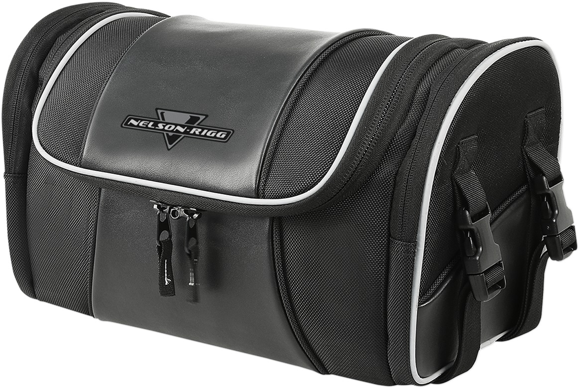 Nelson-Rigg Route 1 Day Trip Backrest Rack Bag - Black - Click Image to Close