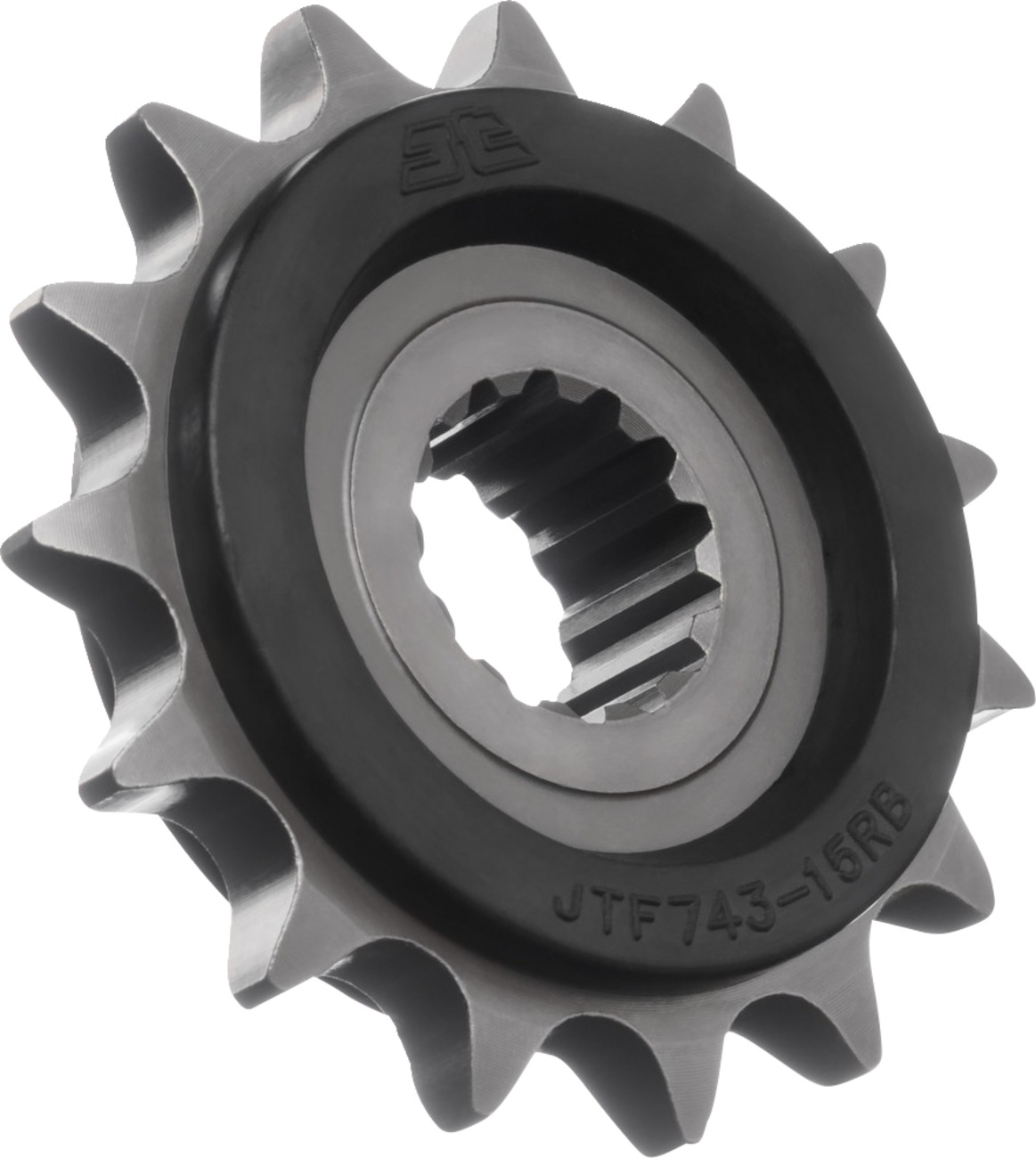 JT Sprockets Front Sprocket 15 Tooth Rubber Cushioned For Ducati - Front 15T sprocket with rubber buffer For Ducati - Click Image to Close