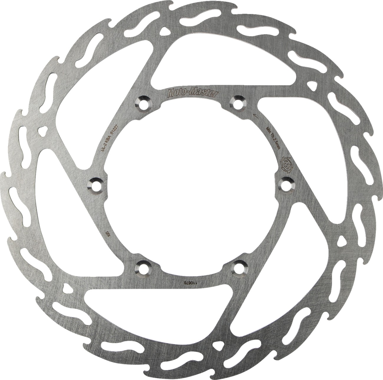Moto-Master Flame Front Brake Rotor 270mm For Yamaha YZ/WR Models - Front 270mm rotor For Yamaha YZ/WR motorcycles - Click Image to Close