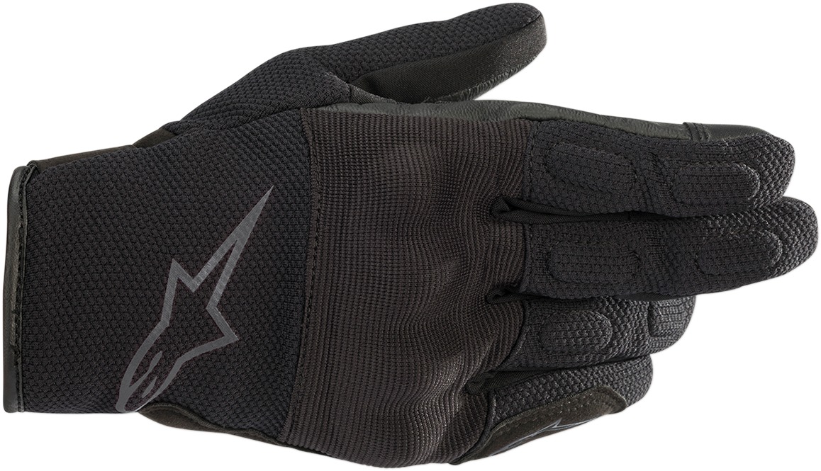 Women's S-Max Drystar Street Riding Gloves Black/Gray Small - Click Image to Close
