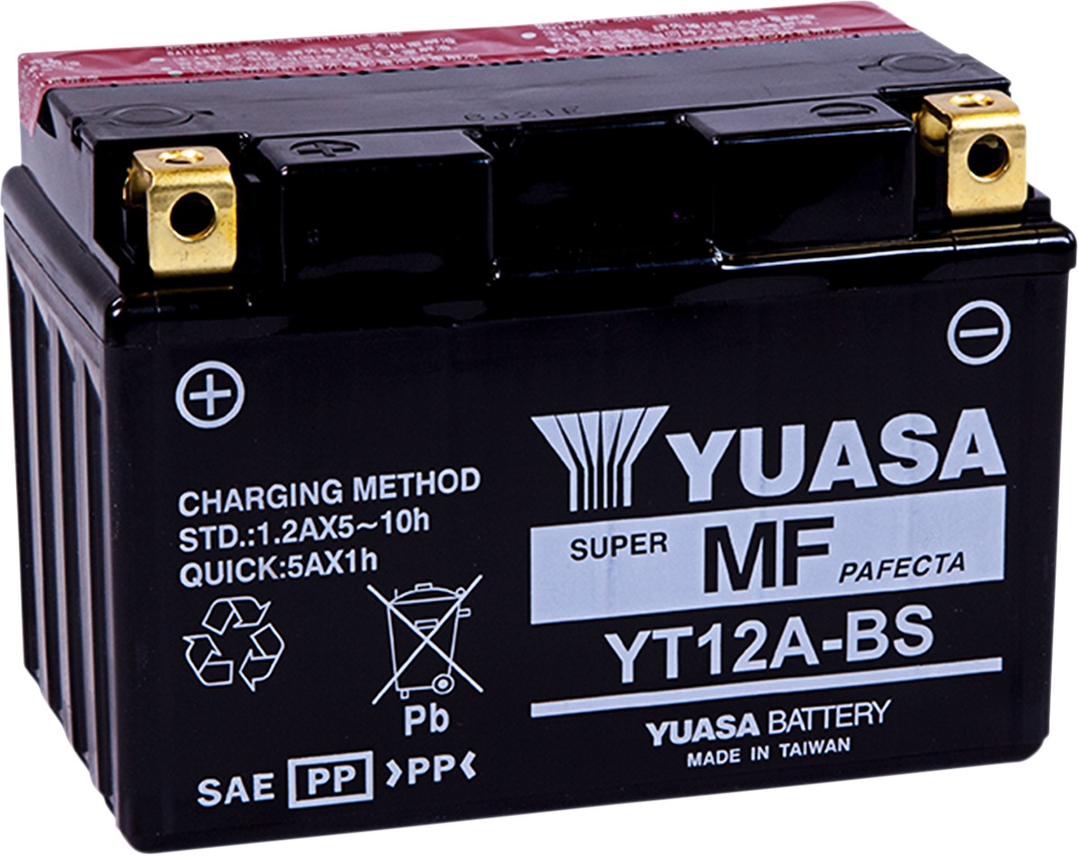 AGM Maintenance Free Battery YT12A-BS - Click Image to Close