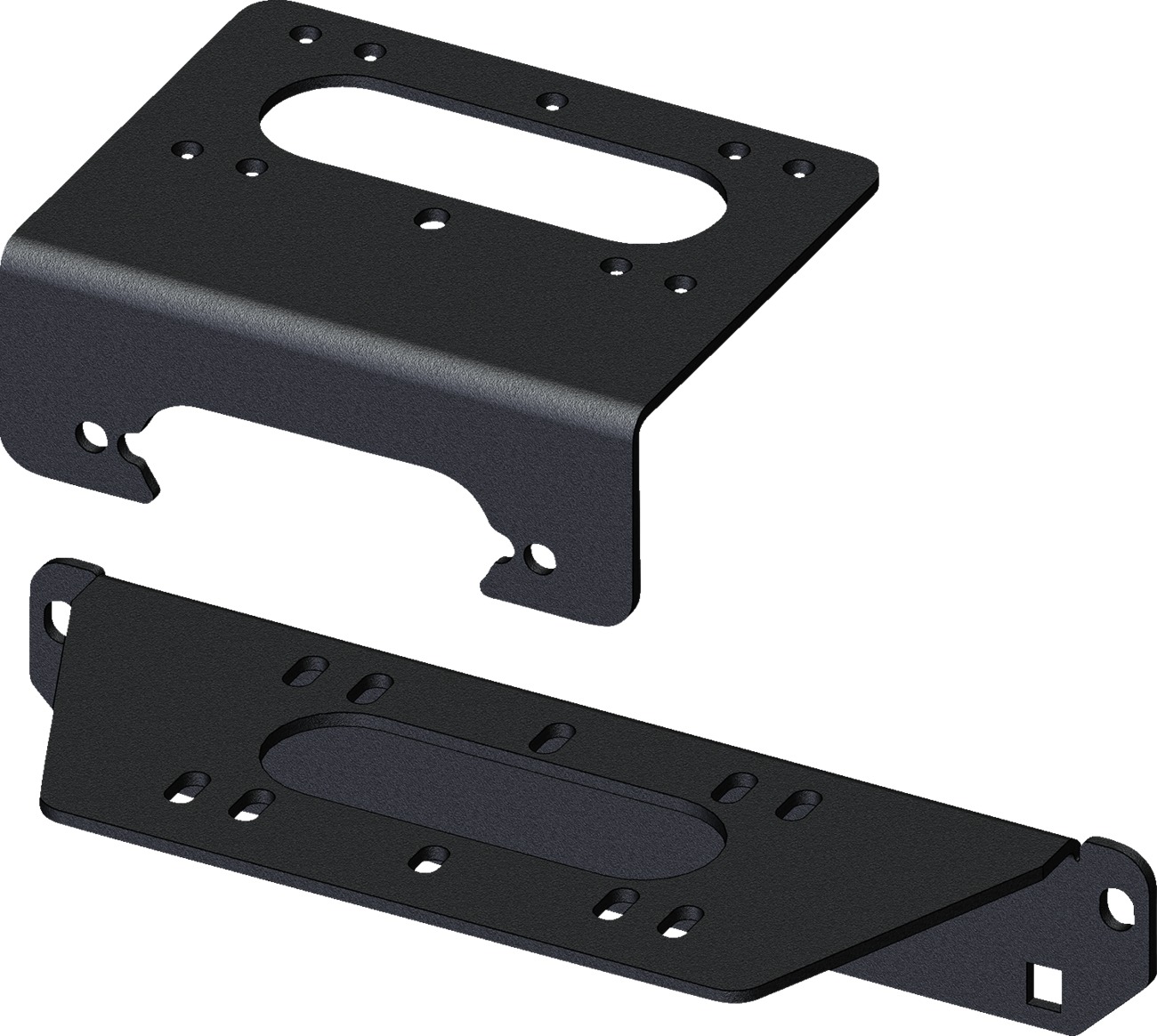 18-24 Polaris Ranger 1000/ XP/ Crew Full Size Winch Mount - Click Image to Close