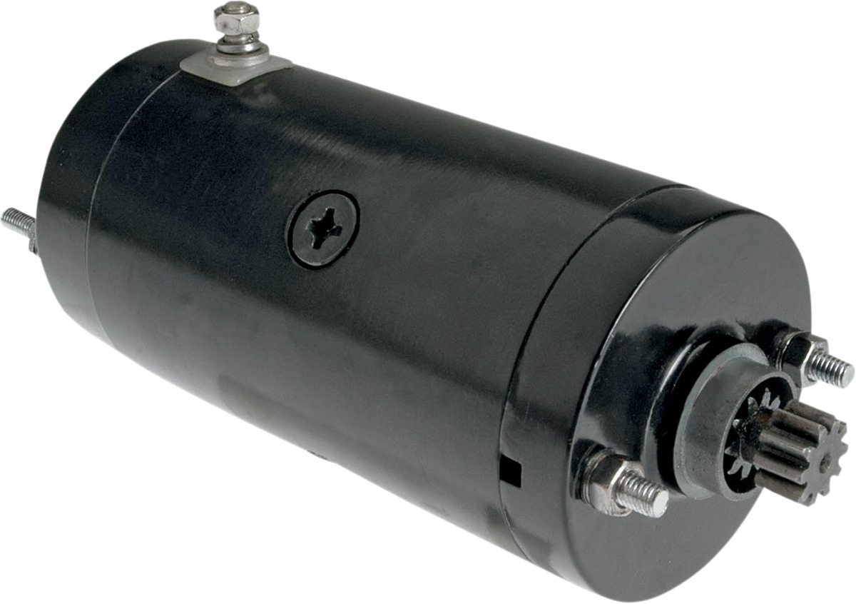 Black High Torque Starter - Replaces 31458-66 On 65-83 Harley w/ Prestolite - Click Image to Close