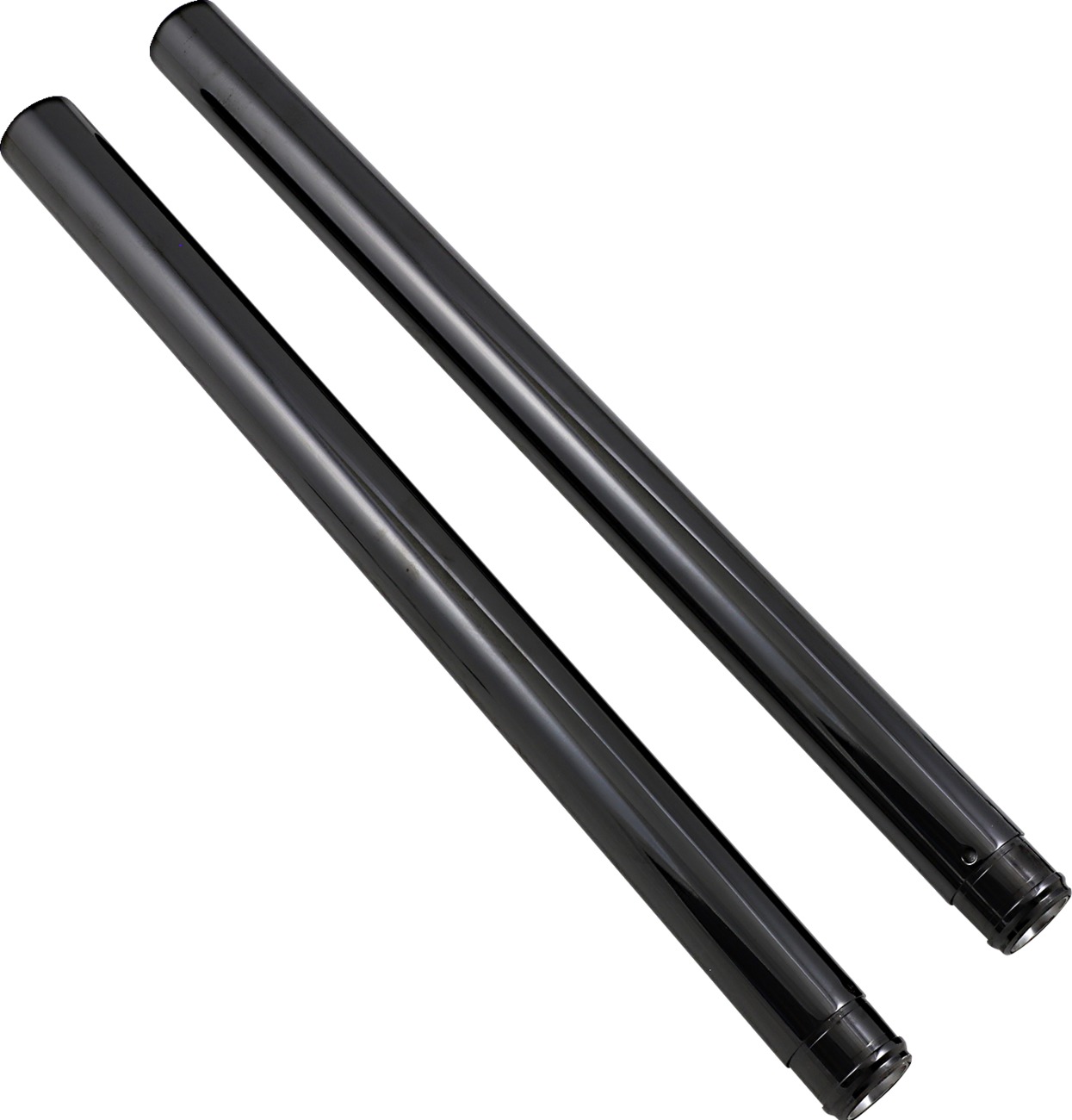 Custom Cycle Engineering 49mm Black Fork Tubes 26-1/2" Steel - Click Image to Close
