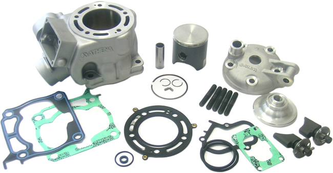 58mm / 144CC Big Bore Cylinder & Piston Kit w/ Cylinder Head - For 05-19 Yamaha YZ125 - Click Image to Close
