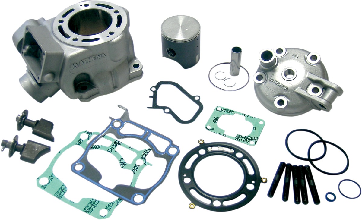 58mm / 144CC Big Bore Cylinder & Piston Kit w/ Cylinder Head - For 05-19 Yamaha YZ125 - Click Image to Close