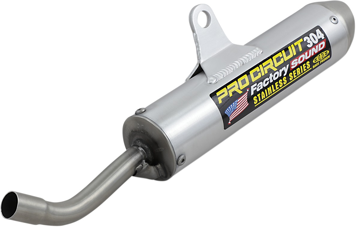 304 Aluminum Slip On Exhaust Silencer - For 18-21 85 SX & TC85 - Click Image to Close