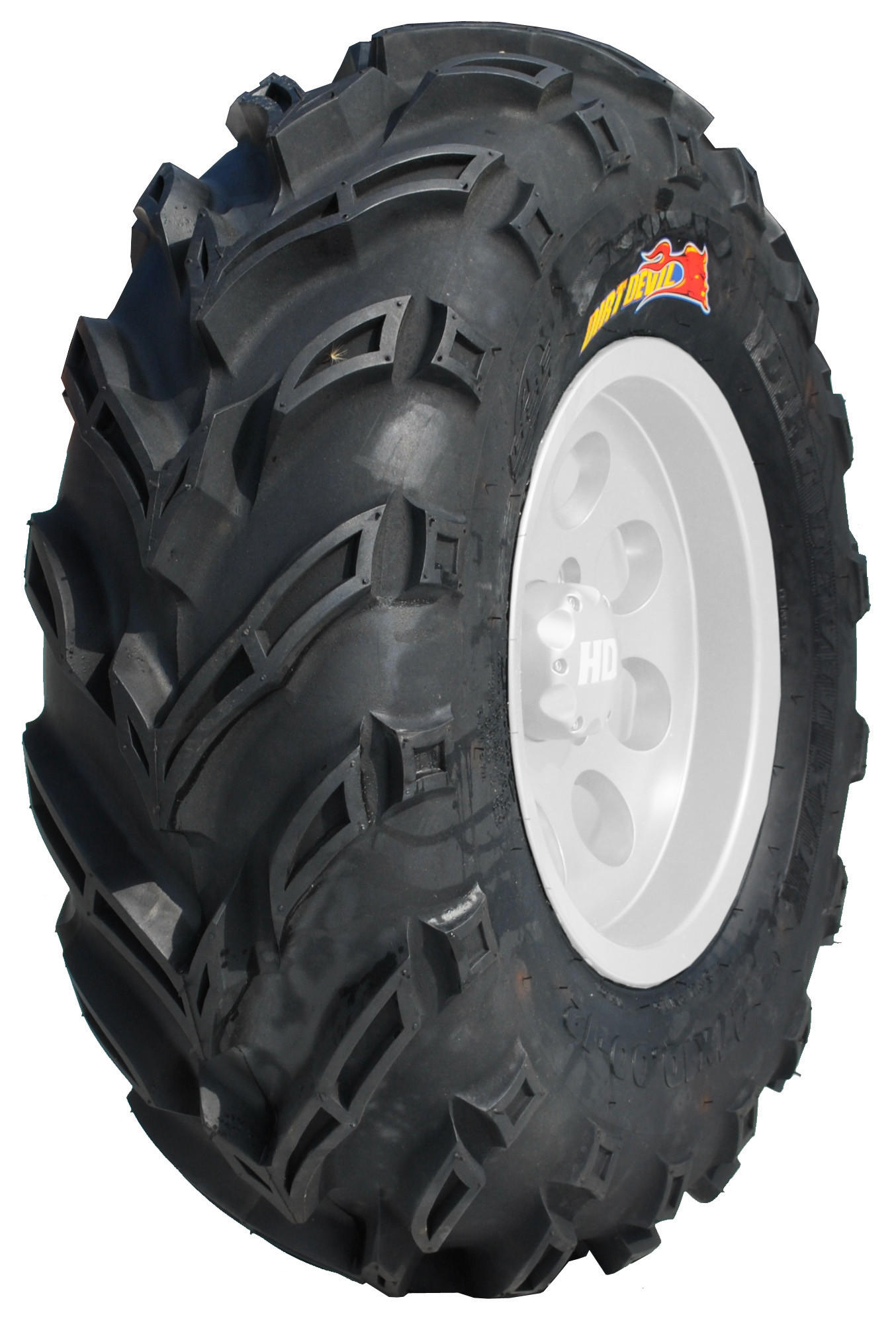 GBC Dirt Devil ATV, UTV, Off Road Tire - 24 x 9 - 11, 6-Ply w/ 20/32" Tread - Click Image to Close