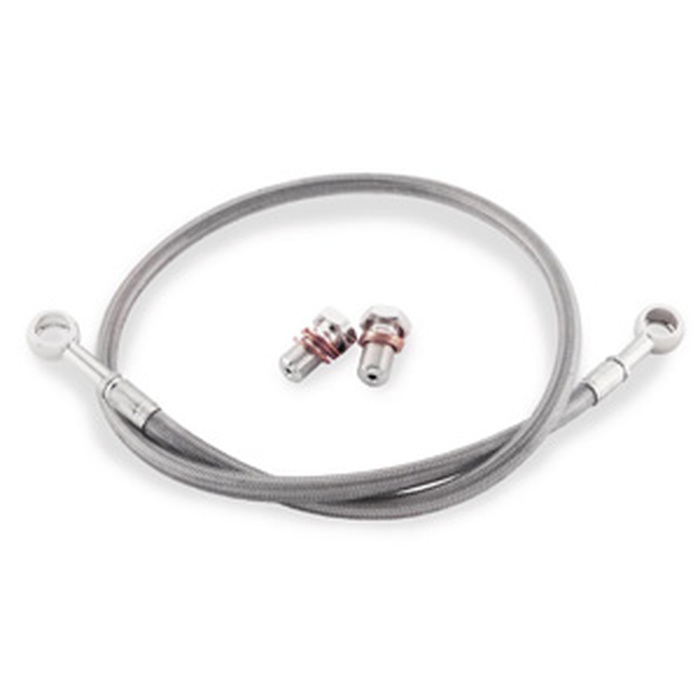 S.S. Lines & Banjos Front Stainless Steel Offroad Single Brake Line - Click Image to Close
