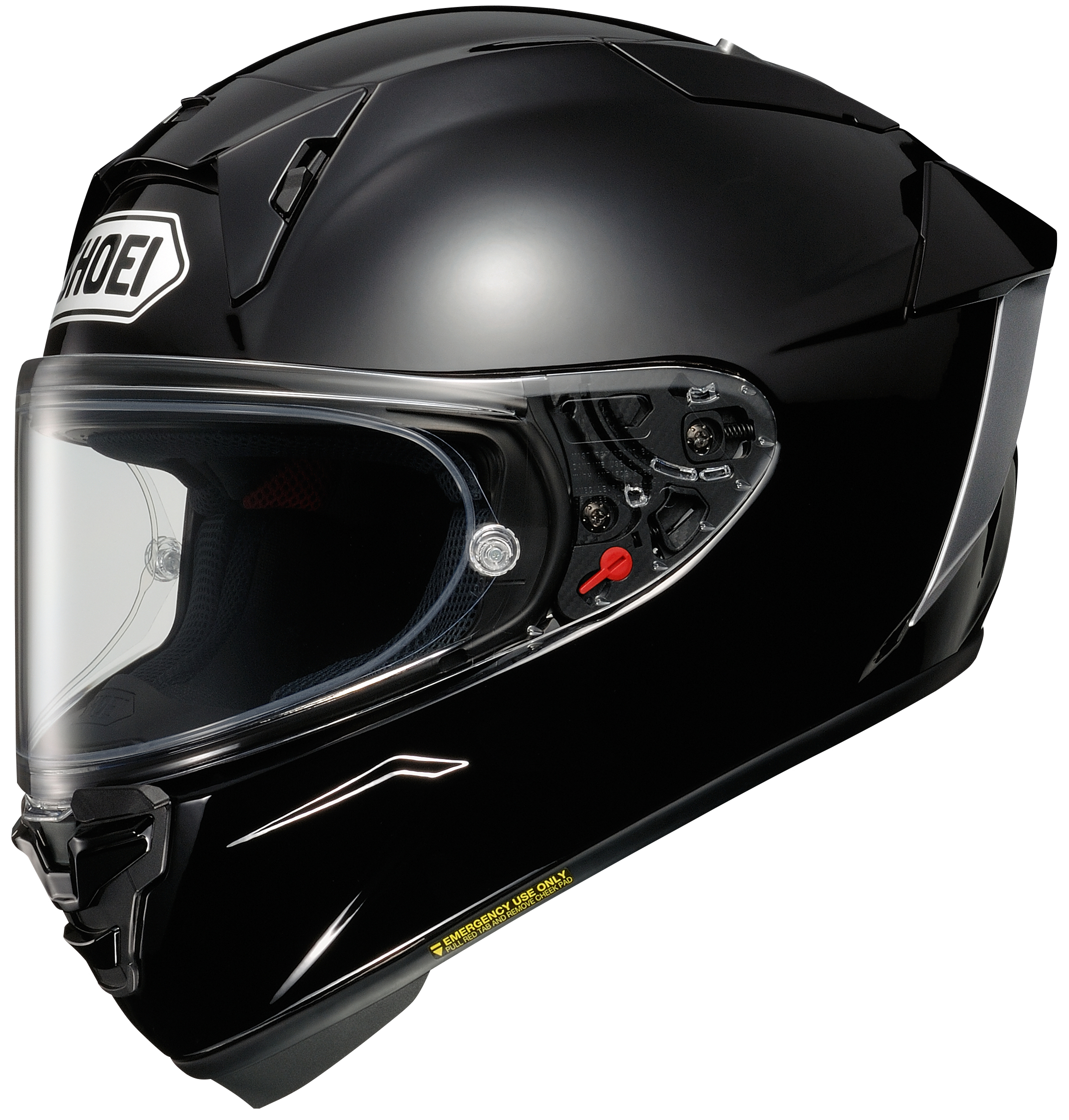 Shoei X-15 Helmet Black X-Large - Full face helmet, size X-Large, color Black - Click Image to Close