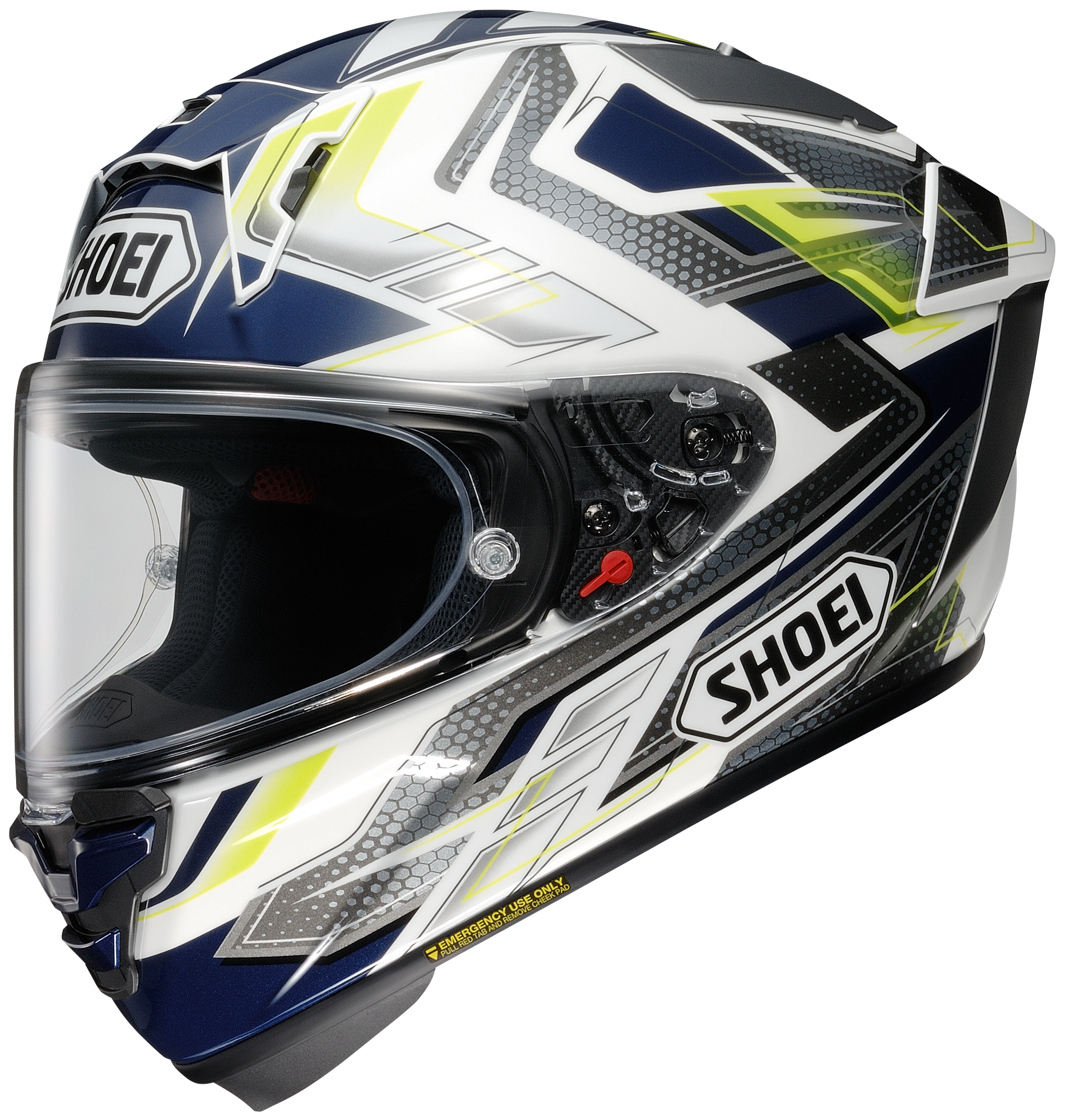 Shoei X-15 Escalate TC-2 Helmet Large - Premium full-face helmet, Large, TC-2 color - Click Image to Close