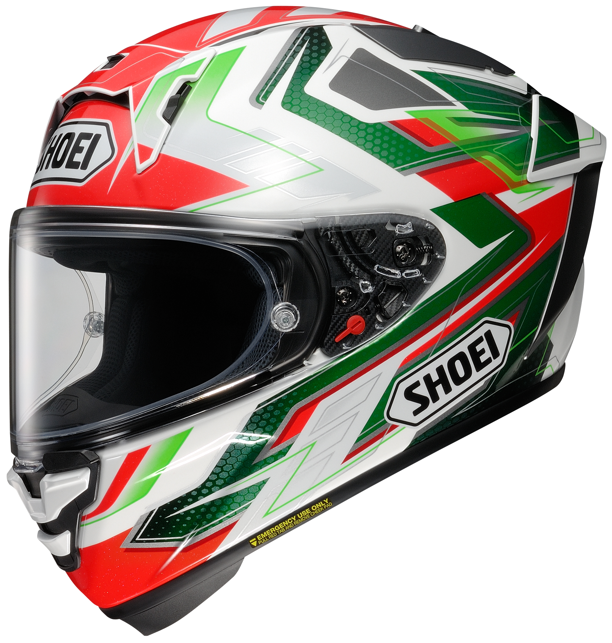 Shoei X-15 Escalate TC-4 Helmet Medium - Full-face helmet in TC-4 color, size Medium - Click Image to Close