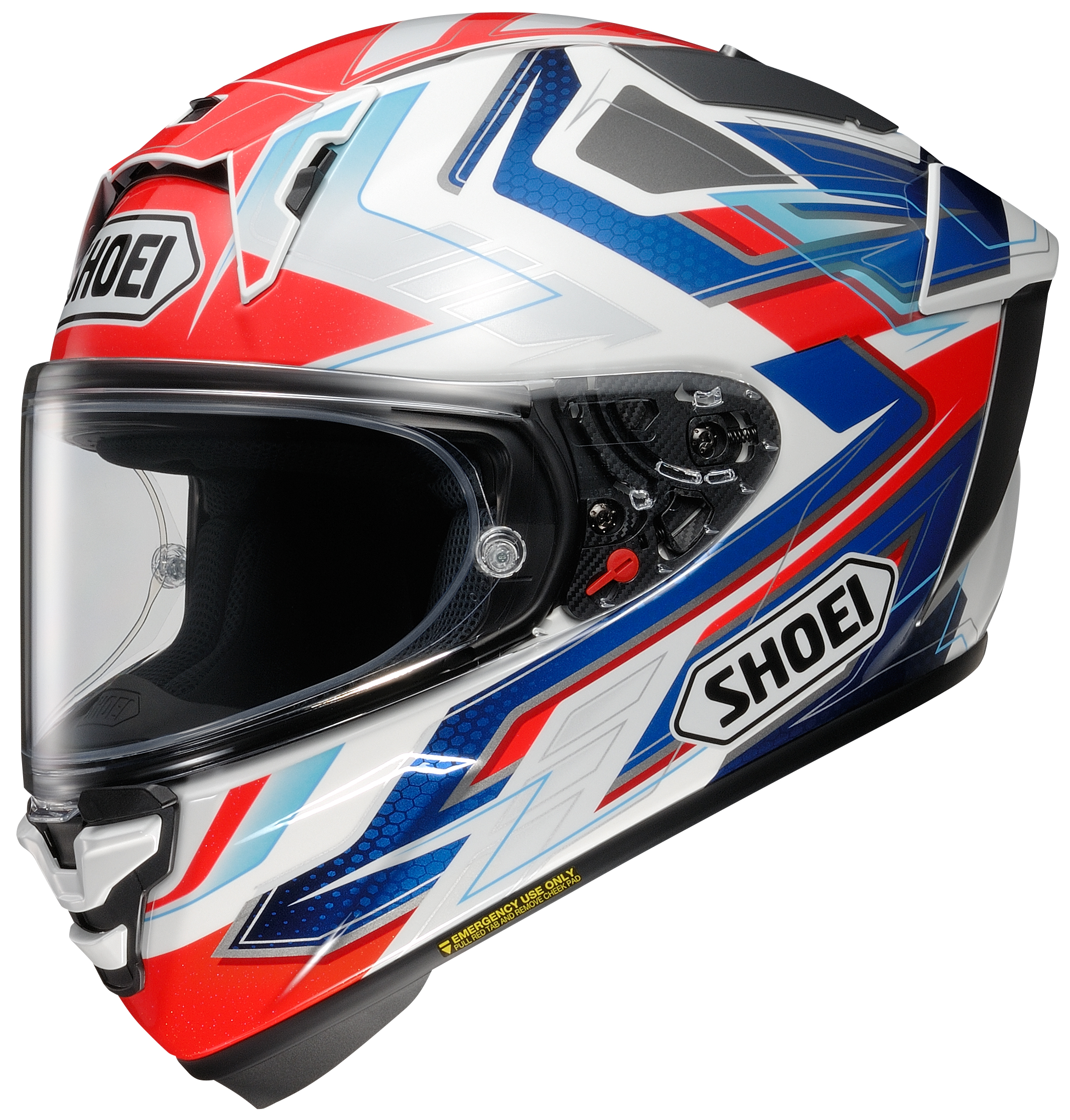 Shoei X-15 Escalate TC-10 Helmet Large - Full face helmet, Large, TC-10 color - Click Image to Close