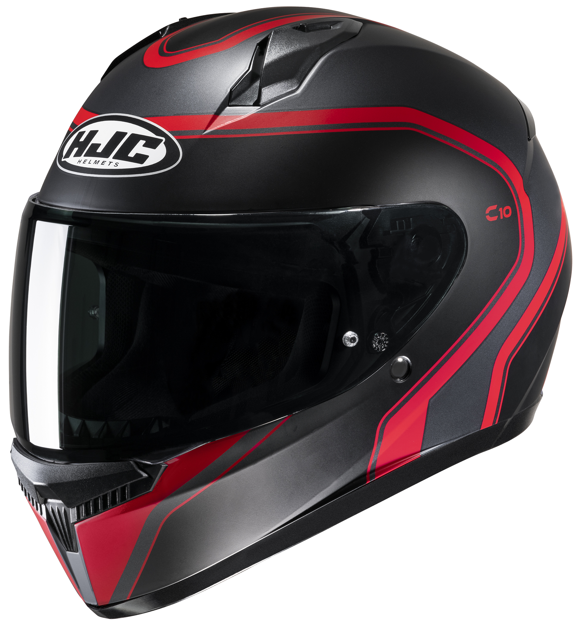 HJC C 10 ELIE MC-1SF Helmet Red Large - Click Image to Close