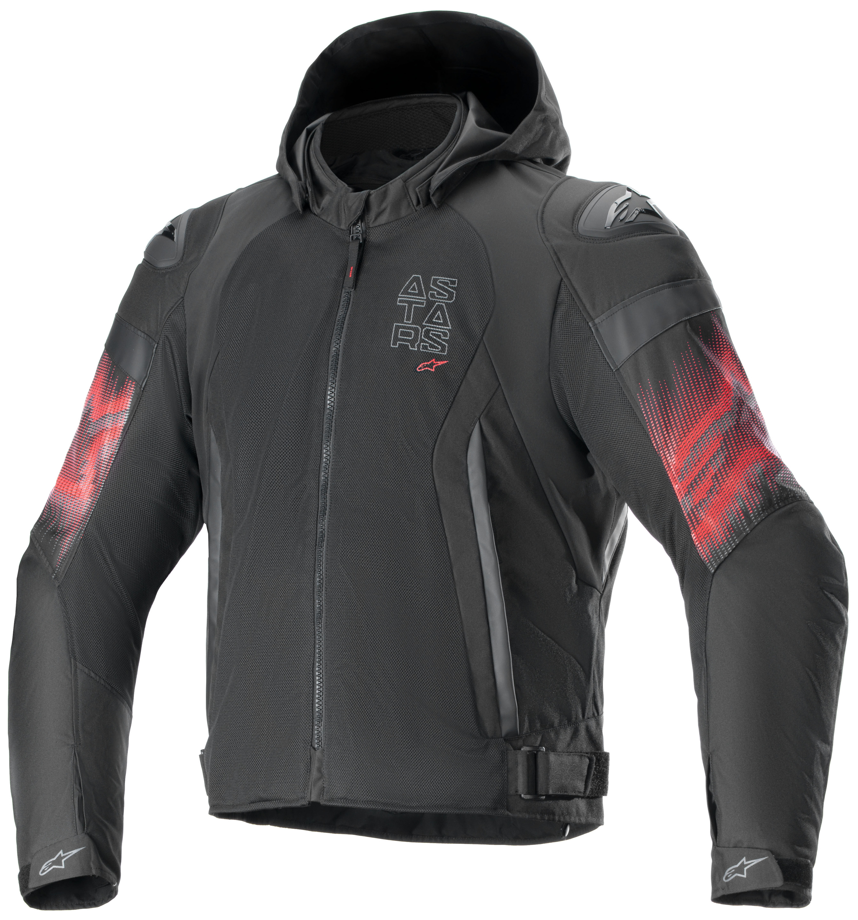 Alpinestars Zaca Air Venom Jacket Black/Red 2XL - Zaca Air Venom Jacket For 2XL - Click Image to Close