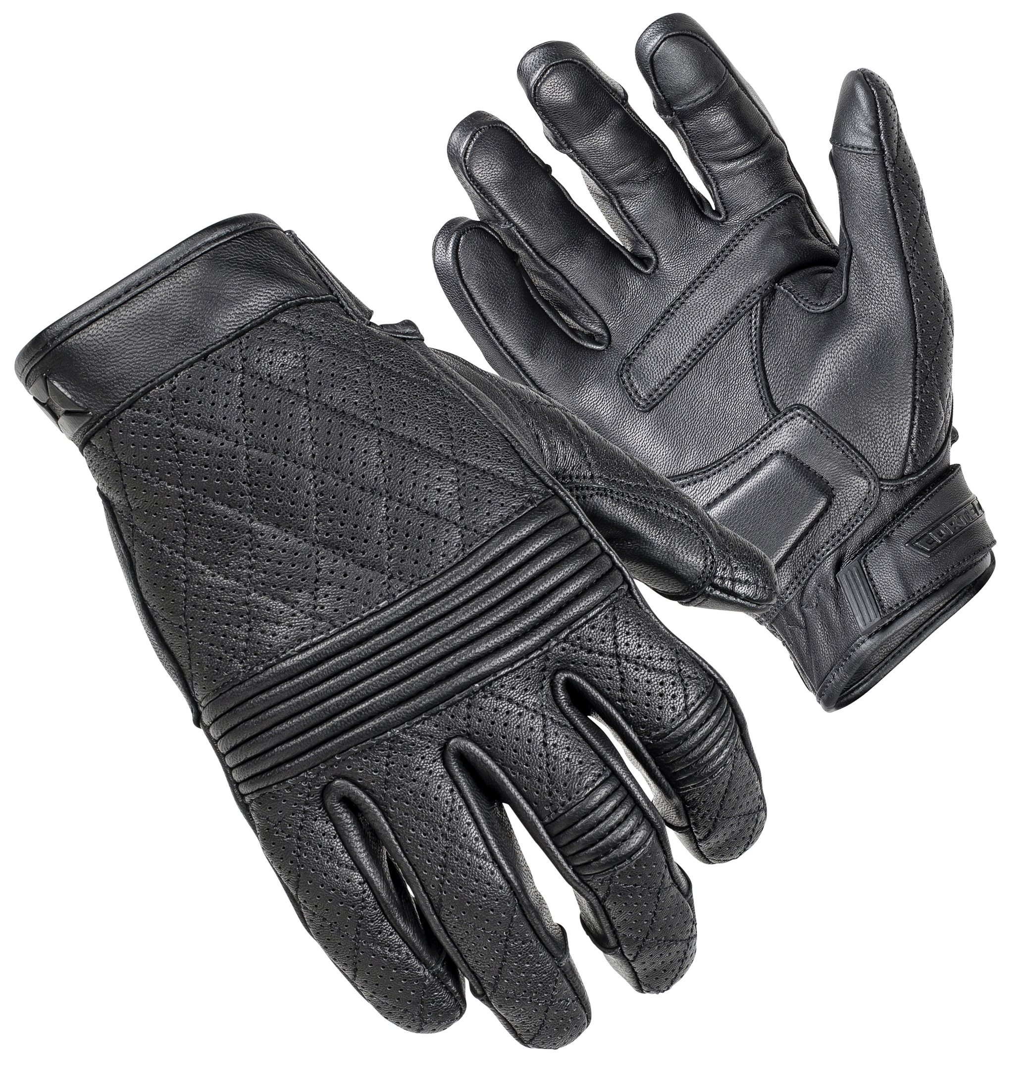 Cortech Scrapper Glove Black 3XL Men's Motorcycle Gloves - 3XL black men's glove for motorcycle riding - Click Image to Close