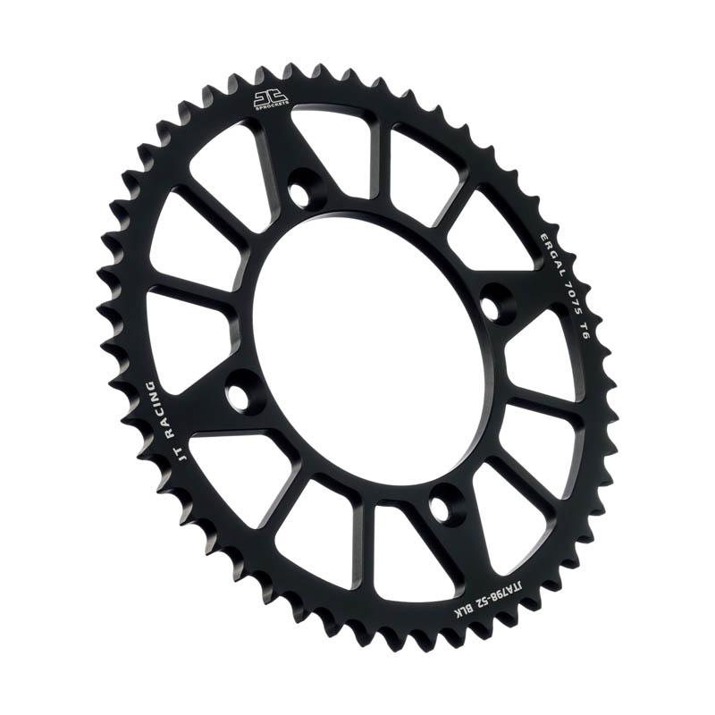 Black Aluminum Rear Sprocket - 51 Teeth 428 Pitch - Click Image to Close