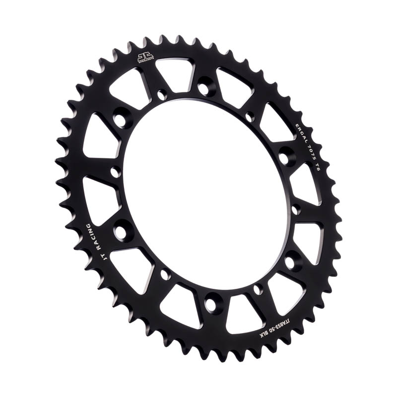 Black Aluminum Rear Sprocket - 51 Teeth 520 Pitch - Click Image to Close