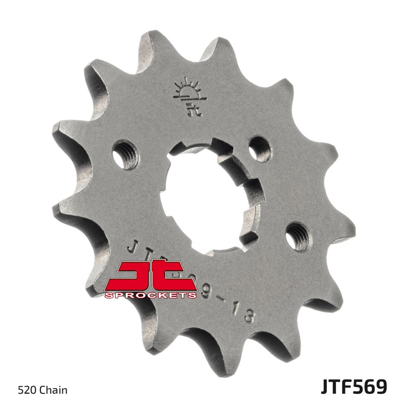 Front Steel Countershaft Sprocket - 10 Tooth 520 - Click Image to Close