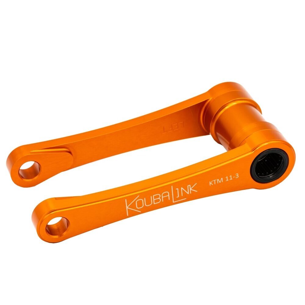 Orange 1" Lowering Link - Lowers Rear Suspension 1 Inch - For 2016+ 125-450 KTM, Husqvarna, & GasGas w/ Linkage - Click Image to Close
