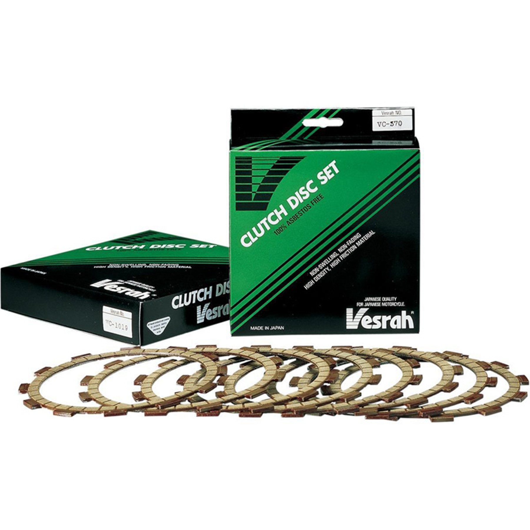 Vesrah Fiber Clutch Plate Set VC-9012 Fits Yamaha R1 - Click Image to Close