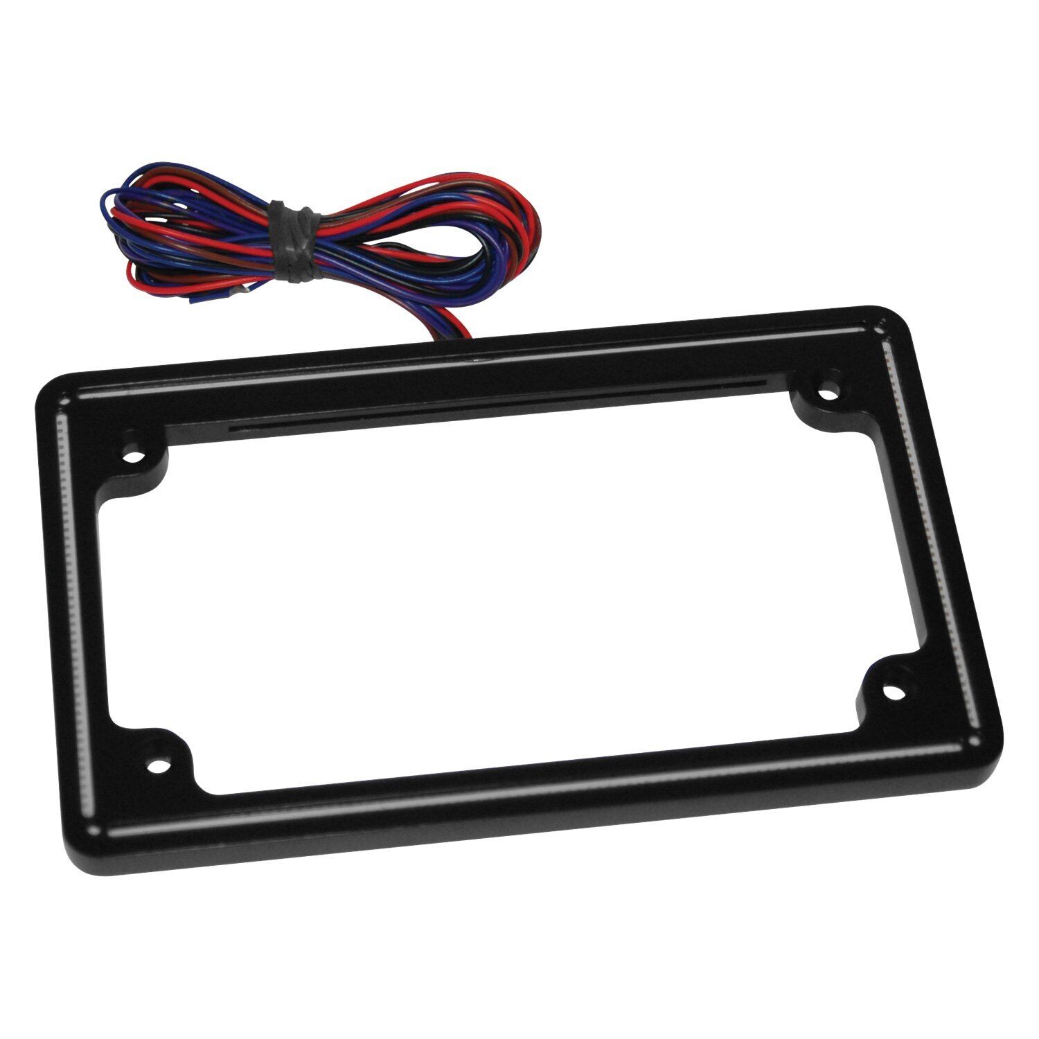 Perfect Plate Light License Plate Frame Matte Black - Click Image to Close