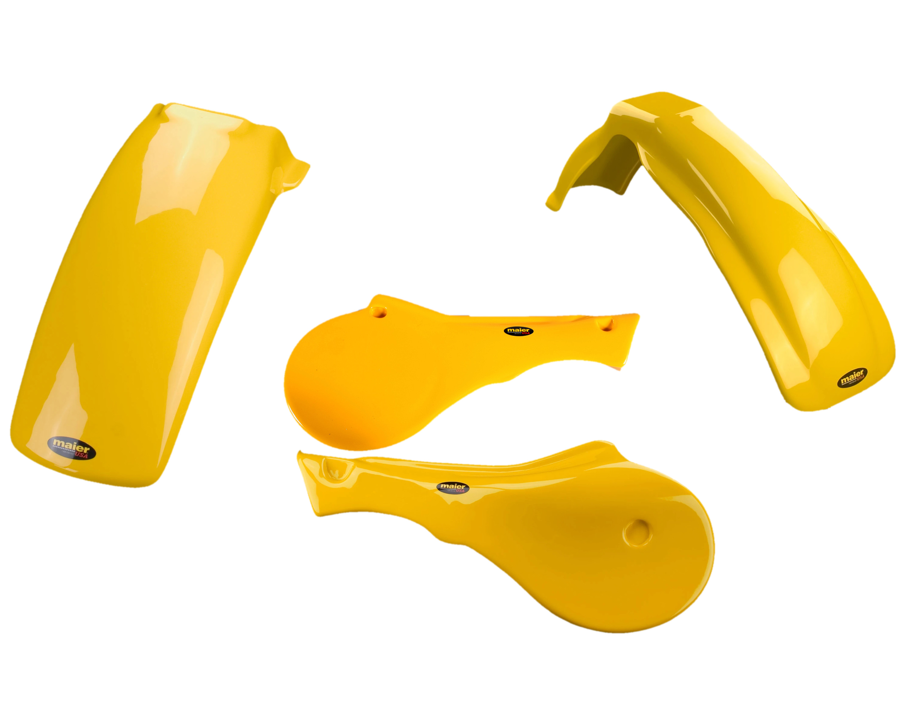 Yellow Fender & Side Panel Kit - For 81-84 Suzuki RM125 RM250 RM465 RM500 - Click Image to Close