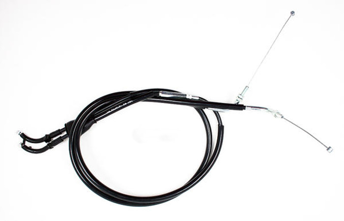 Black Vinyl Throttle Cable - 91-93 Suzuki DR350S - Click Image to Close