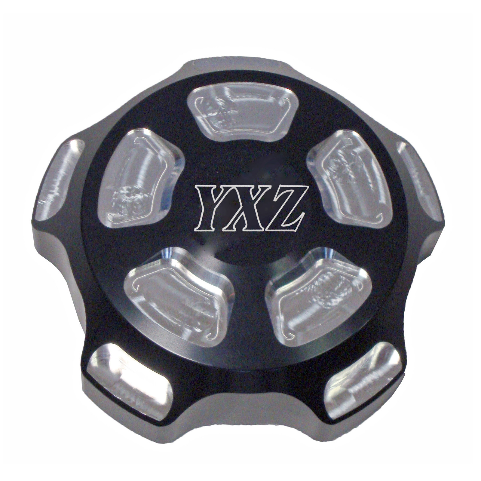 Black Gas Cap - For Yamaha YXZ1000R - Click Image to Close