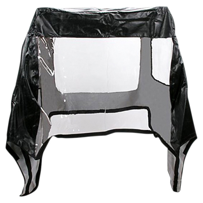 Moose Black UTV Cab Enclosure Fits 05-10 Kawasaki KAF400 Mule 600 610 - Click Image to Close