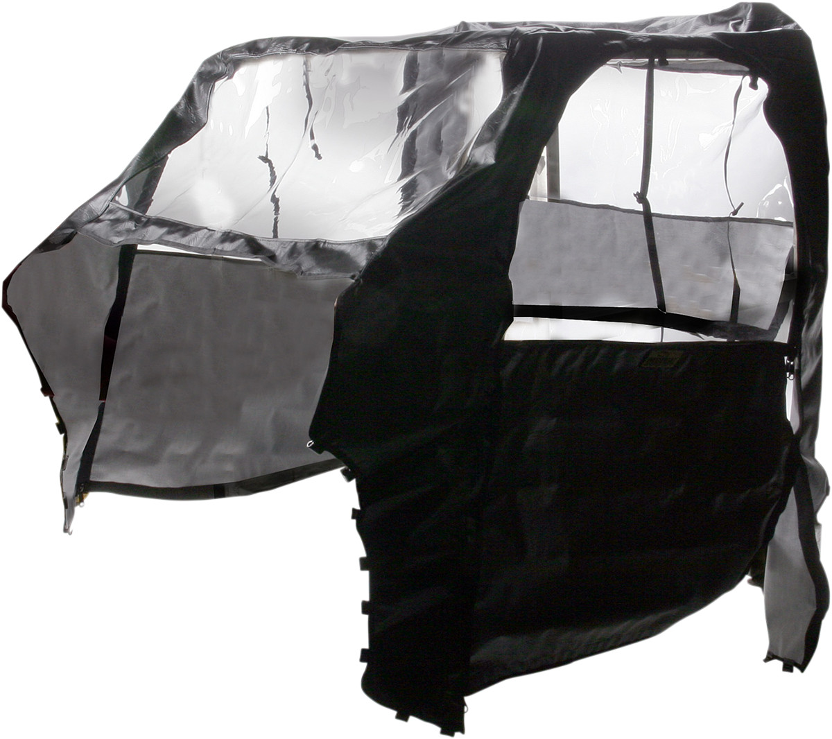 Black UTV Cab Enclosure - 08-14 Polaris RZR 800 - Click Image to Close