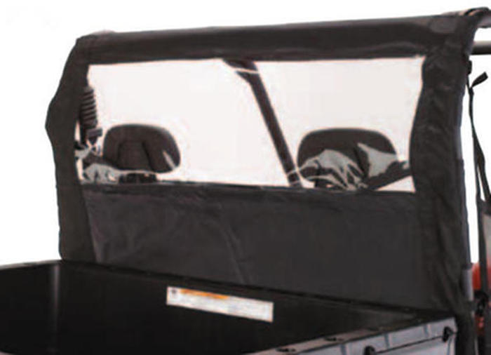 UTV Full Size Rear Dust Panels - For 09-12 Polaris Ranger 700/800 - Click Image to Close