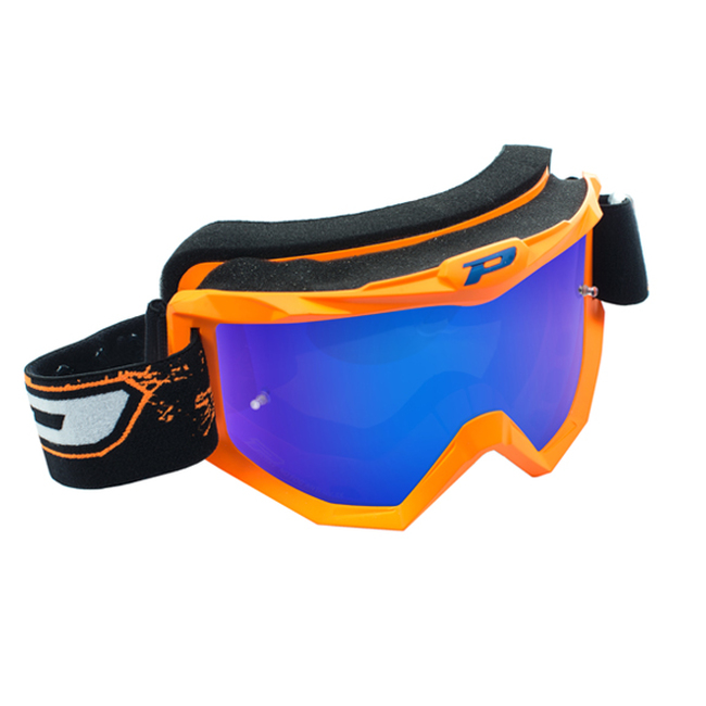 3204 MX Goggles - Fluorescent Orange Frame w/ Multilayer Iridium Lens - Click Image to Close