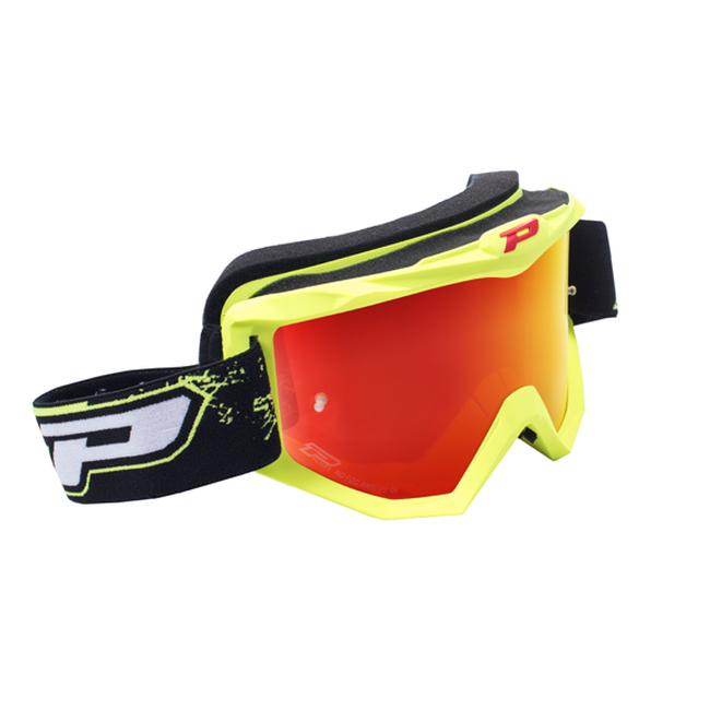 3204 MX Goggles - Fluorescent Yellow Frame w/ Multilayer Iridium Lens - Click Image to Close