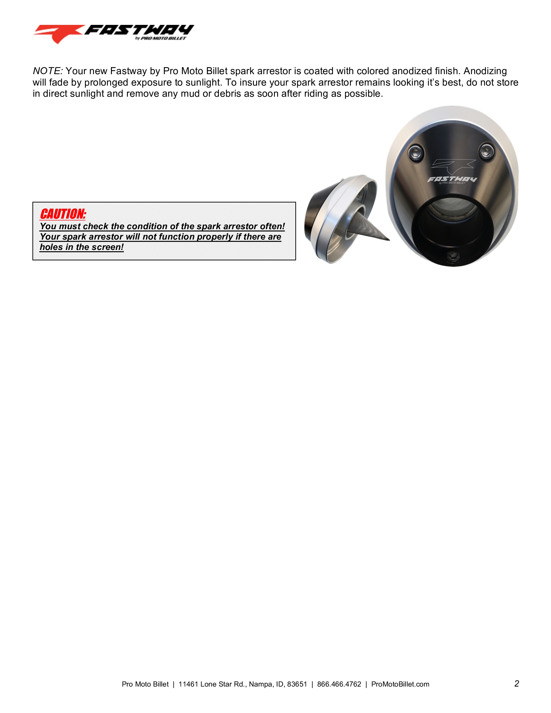 Billet Spark Arrestor Exhaust End Cap - Black - For 06-07 YZ450F & 06-13 YZ250F - Click Image to Close