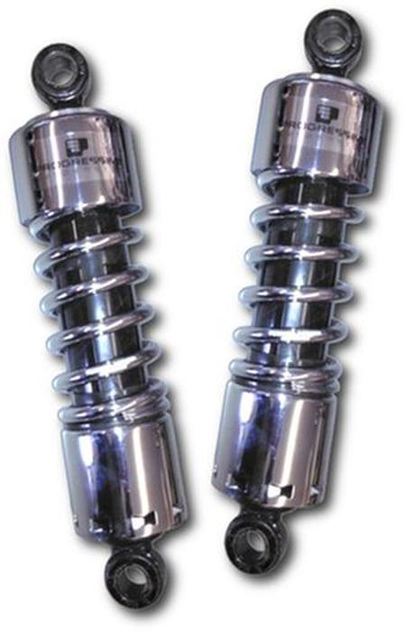 12" 412 Series Shocks Chrome - Click Image to Close