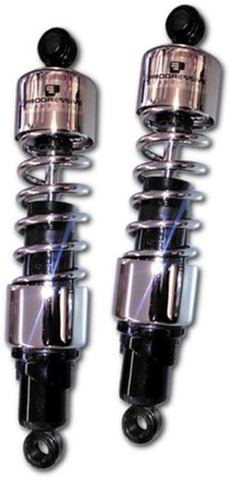 13" 412 Series Shocks Chrome - Click Image to Close