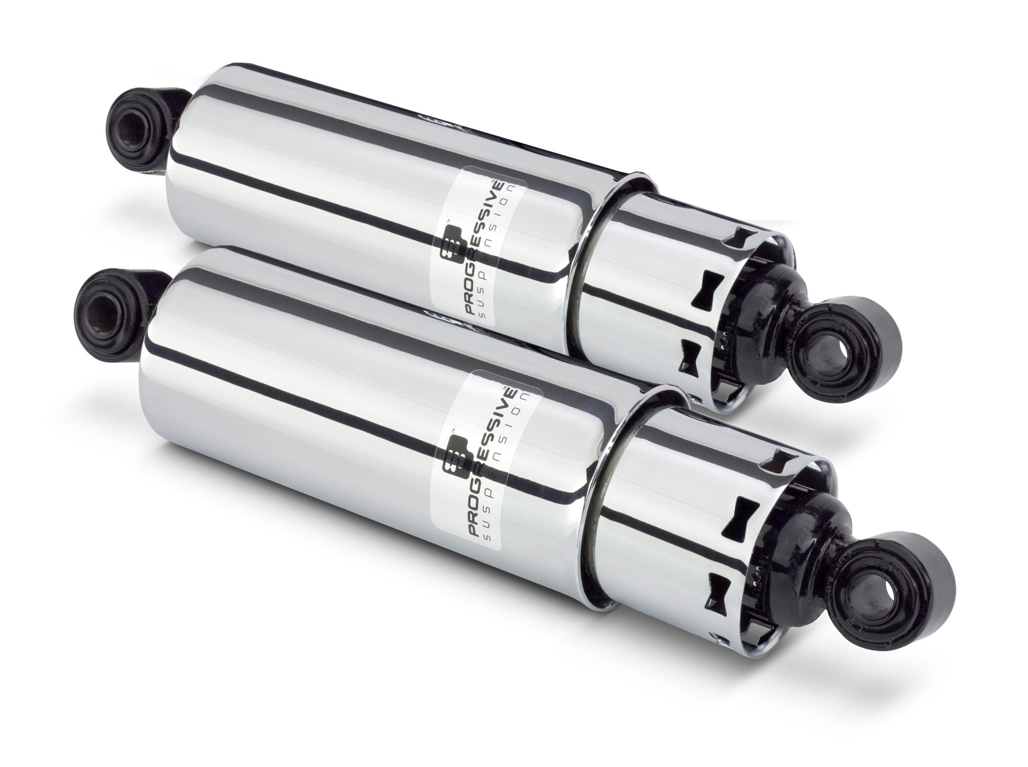 11" Full Cover 412 Series Shocks Chrome - Click Image to Close