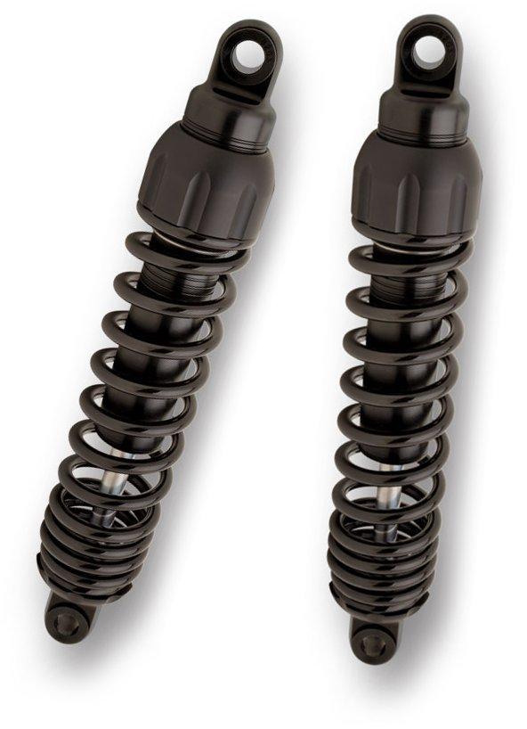 12" 444 Series Shocks - Black - Click Image to Close