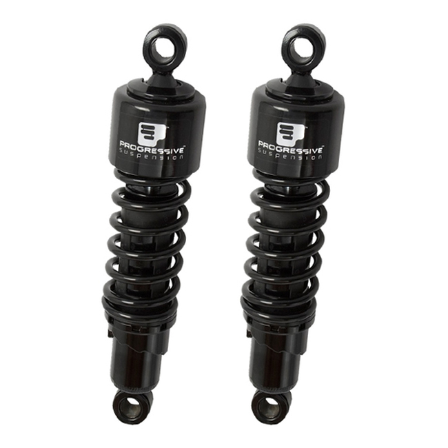 13" 412 Series Shocks - Black - Harley Davidson Touring - Click Image to Close